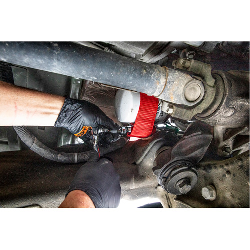 3/8" & 1/2" Drive Heavy-Duty Oil Filter Strap Wrench Equipex