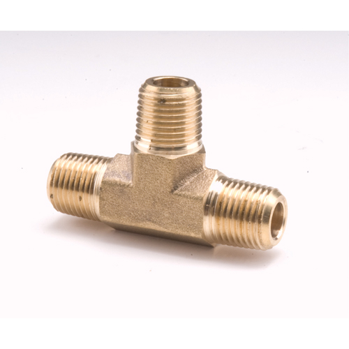 Raccords en t&eacute; m&acirc;les, Laiton, 1/4" Equipex