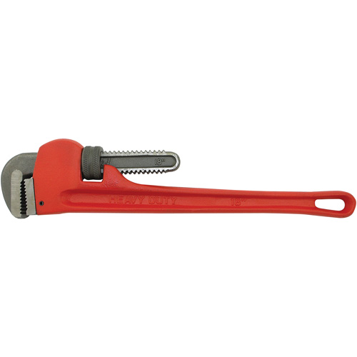 Cl&eacute; &agrave; tuyaux, Cap des m&acirc;choires 2-1/2", Longueur 18", Fini Rev&ecirc;tement en poudre, Prise Aucune Equipex