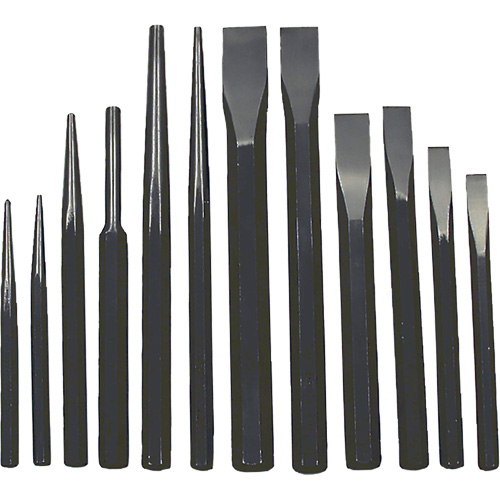 IPC-12 Jumbo Punch & Chisel Set, 12 Pieces Equipex