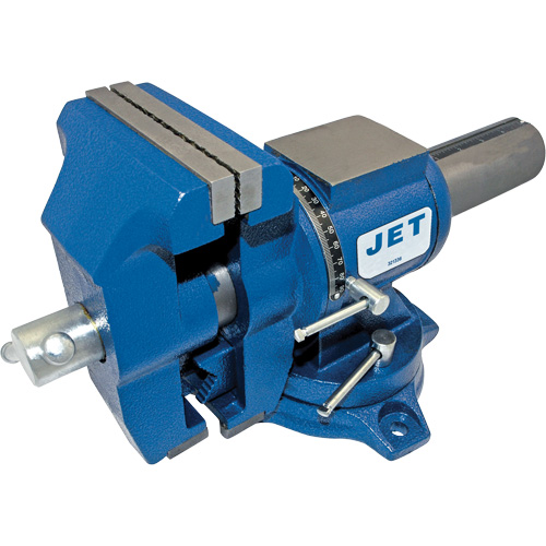 Multi-Purpose Heavy-Duty Vise, 5" Jaw Width, 3" Throat Depth Equipex