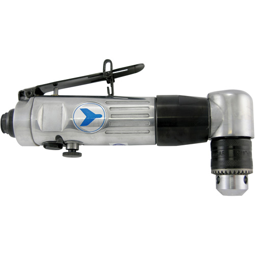 Perceuse &agrave; t&ecirc;te angulaire r&eacute;versible robuste, mandrin 3/8", Tr/min &agrave; vide 1700 Equipex