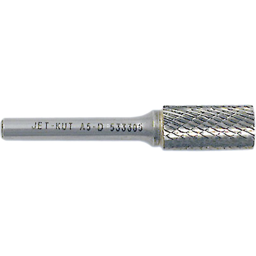 Fraise cylindrique JET-KUT, 3/8" Dia., 1/4" Tige, 3/4" Prof. de la coupe Equipex