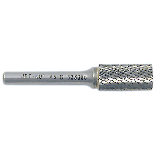 Fraise Cylindrique JET-KUT, 1/2" dia., 1/4" Tige, 1" Prof. de la coupe Equipex