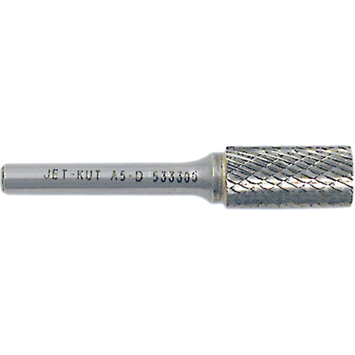Fraise cylindrique, 5/8" Dia., 1/4" Tige, 1" Prof. de la coupe Equipex