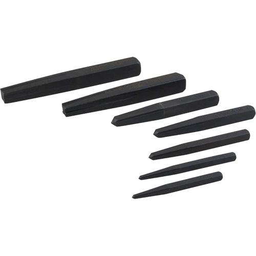 Straight Type Extractor Set, 7 Pieces Equipex