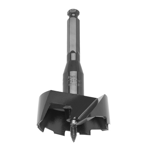 Foret standard &agrave; alimentation automatique, 2-9/16", Longeur de 3-5/8", Tige 7/16" hexagonal Equipex