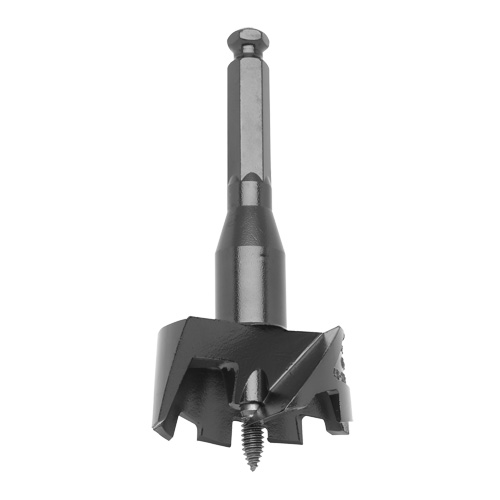 Foret standard &agrave; alimentation automatique robuste, 2-1/8", Longeur de 4-1/2", Tige 7/16" hexagonal Equipex