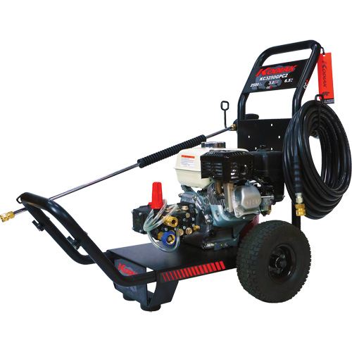 Medium-Duty Professional Pressure Washers, Gasoline, 2500 PSI, 3 GPM Equipex