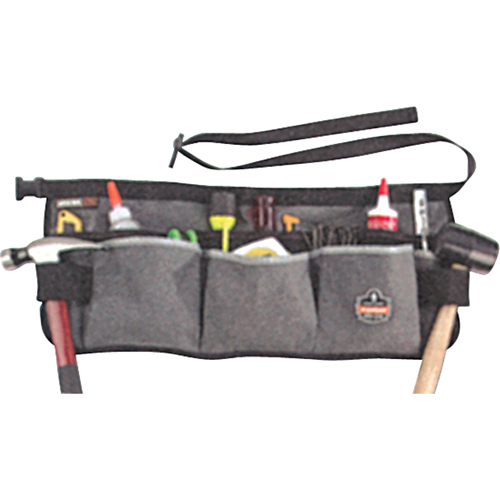 Petits tabliers &agrave; 13 pochettes, Toile, Gris Equipex