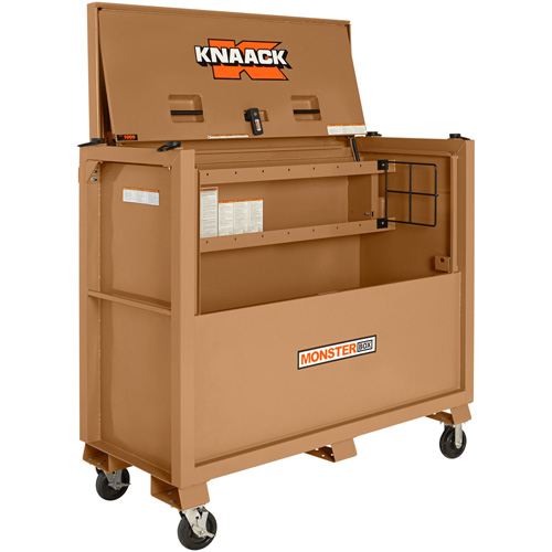 Monster Box Piano Box, 66" W x 30" D x 54-1/2" H, Beige Equipex