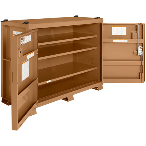 Monster Box Cabinet, Steel, 52 Cubic Feet, Beige Equipex