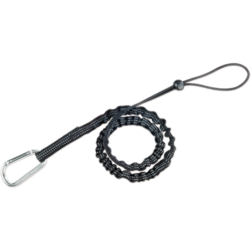 Squids&reg; 3100 Tool Lanyard, Bungee, Carabiner/Loop Equipex
