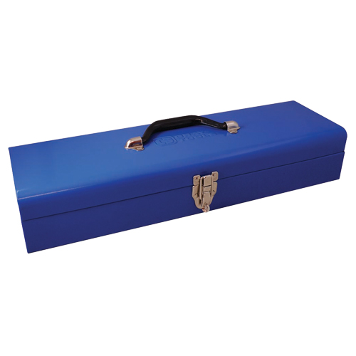 Low Profile Utility Tool Box, 20" D x 6-1/4" W x 5" H, Blue Equipex