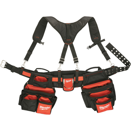 Ceinture de travail a/m&eacute;canisme de suspension pour entrepreneur, Nylon, Noir Equipex