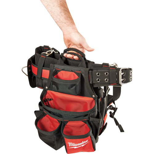 Ceinture de travail a/m&eacute;canisme de suspension pour entrepreneur, Nylon, Noir Equipex