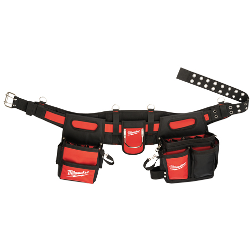 Electricians Work Belt, Nylon, Black Equipex