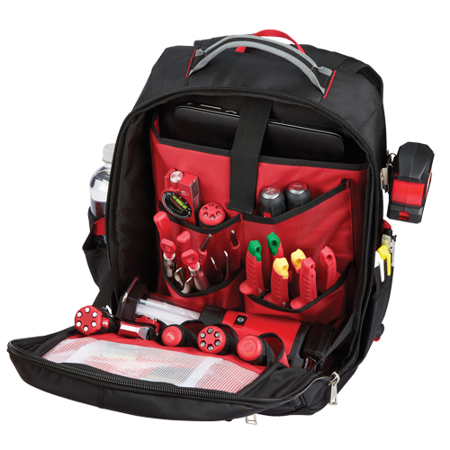 Low-Profile Backpack, 10" L x 12" W, Black, Ballistic Equipex