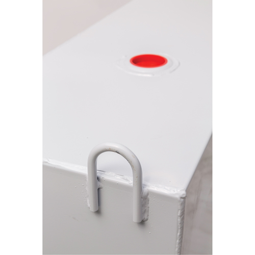 R&eacute;servoir de transfert pour carburant en acier, Acier, Capacit&eacute; 36 gal., Blanc Equipex