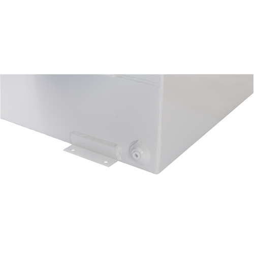 R&eacute;servoir de transfert pour carburant en acier, Acier, Capacit&eacute; 36 gal., Blanc Equipex