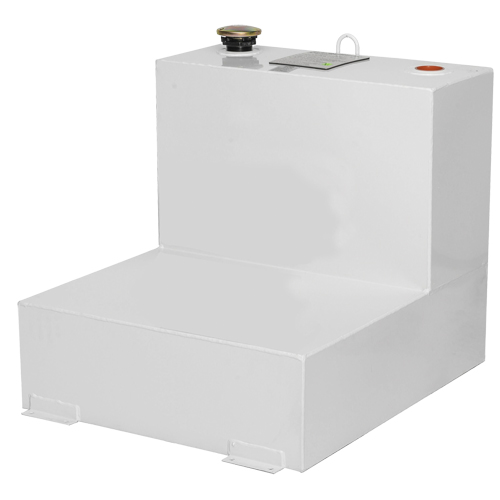 Steel Fuel Transfer Tank, Steel, 48 gal. Capacity, White Equipex