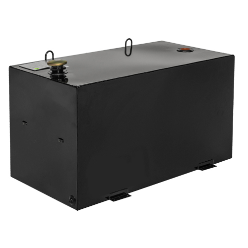 Steel Fuel Transfer Tank, Steel, 100 Gal. Capacity, Black Equipex