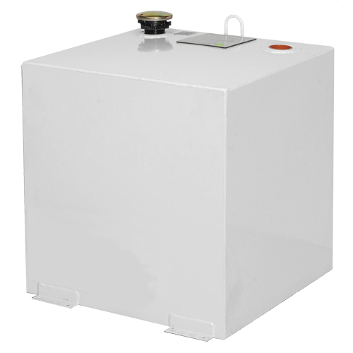 R&eacute;servoir de transfert pour carburant en acier, Acier, Capacit&eacute; 50 gal., Blanc Equipex