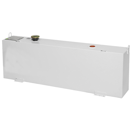 R&eacute;servoir de transfert pour carburant en acier, Acier, Capacit&eacute; 36 gal., Blanc Equipex
