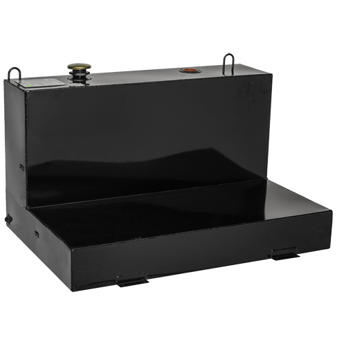 R&eacute;servoir de transfert pour carburant en acier, Acier, Capacit&eacute; 85 gal., Noir Equipex