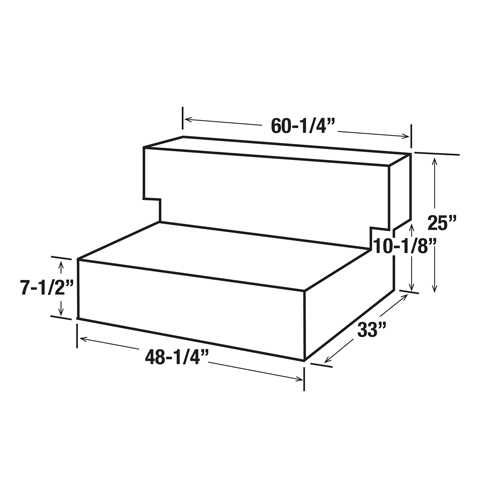 Steel Fuel Transfer Tank, Steel, 100 Gal. Capacity, Black Equipex