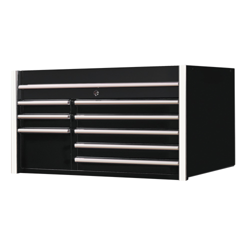 RX Series Tool Chest, 41" W, 8 Drawers, Black Equipex