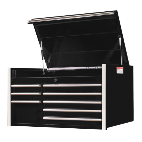 RX Series Tool Chest, 41" W, 8 Drawers, Black Equipex