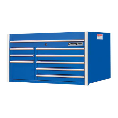 RX Series Tool Chest, 41" W, 8 Drawers, Blue Equipex