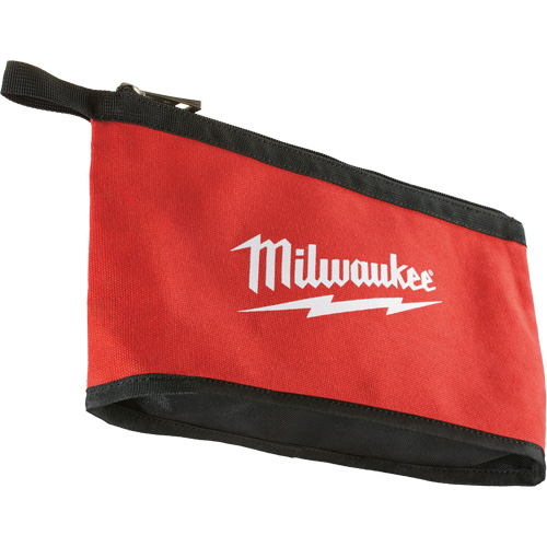 Zipper Pouch, Canvas, 1 Pockets, Black/Red Equipex