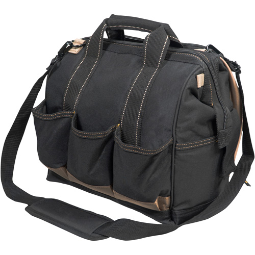 Multi-Compartment Tool Carrier, Polyester, 33 Pockets, Black Equipex