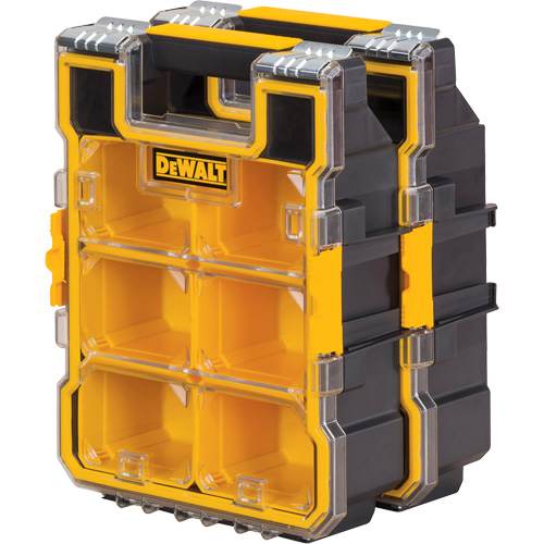 Organisateur de format moyen PRO, 4-1/2" la x 10-1/4" p x 13-3/5" h, Noir/Jaune Equipex