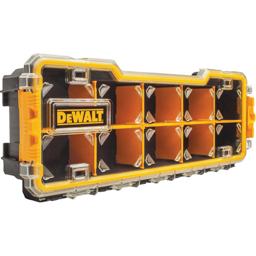 Organisateur avec compartiments PRO, 6-5/8" la x 17-5/8" p x 2-7/8" h, Noir/Jaune Equipex