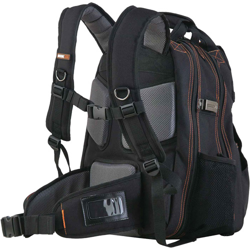 Sac &agrave; dos pour outils 5843 Arsenal, 13-1/2" lo x 8-1/2" la, Noir, Polyester Equipex