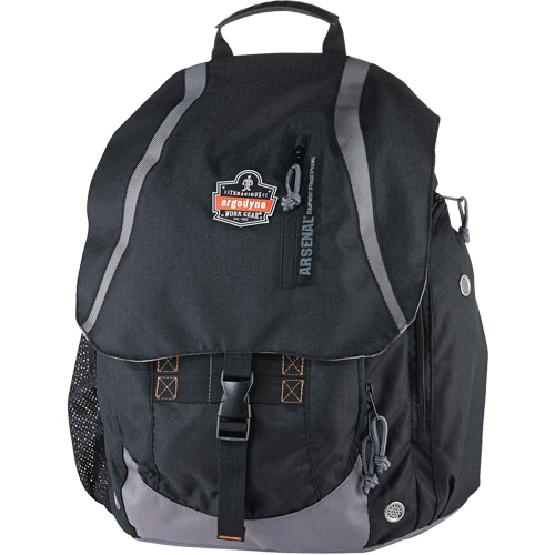 Sac &agrave; dos pour outils 5143 Arsenal, 15" lo x 8" la, Noir, Polyester Equipex