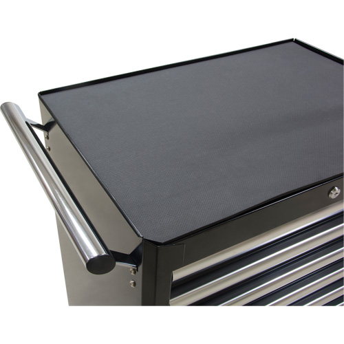 Industrial Tool Cart, 7 Drawers, 27" W x 18-3/4" D x 39" H, Black Equipex