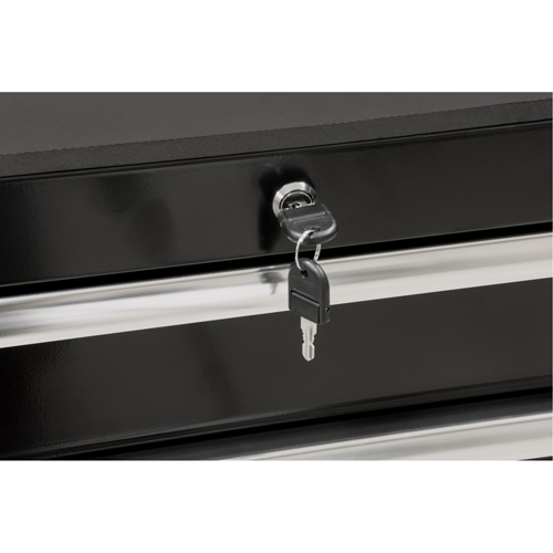 Heavy-Duty Tool Cart, 7 Drawers, 28" W x 22" D x 42-3/8" H, Black Equipex
