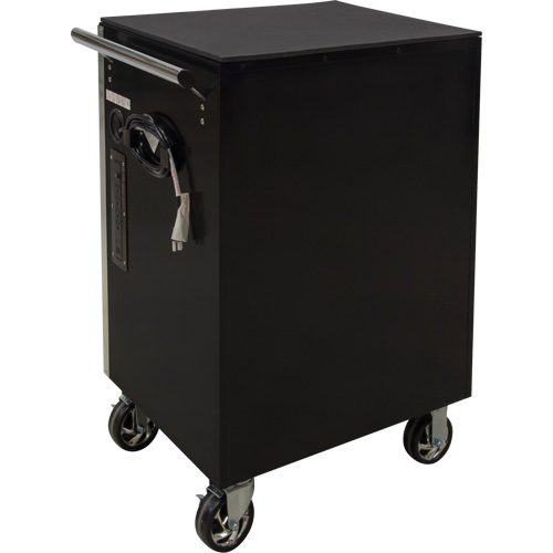 Heavy-Duty Tool Cart, 7 Drawers, 28" W x 22" D x 42-3/8" H, Black Equipex