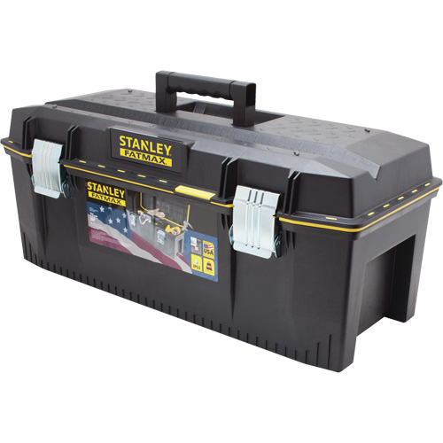 FatMax&reg; Structural Foam Tool Box, 28" W x 12-1/2" D x 11" H, Black/Yellow Equipex