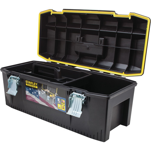 FatMax&reg; Structural Foam Tool Box, 28" W x 12-1/2" D x 11" H, Black/Yellow Equipex