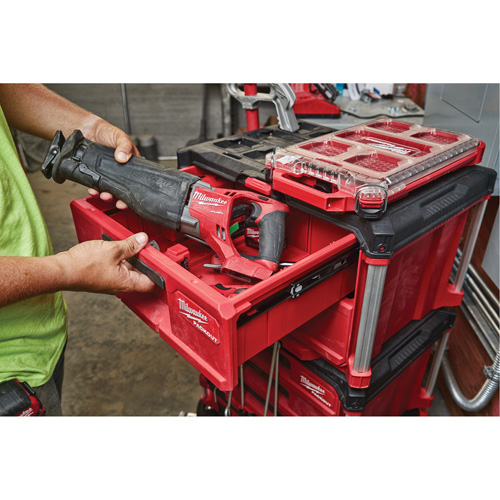 Packout 2-Drawer Tool Box, 16-1/3" x 14-1/3" x 22-1/5", Red Equipex