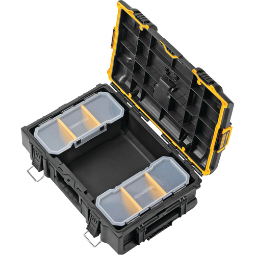Boîte &agrave; outils ToughSystem 2.0, 21-3/4" x 14-3/4" x 7", Noir Equipex