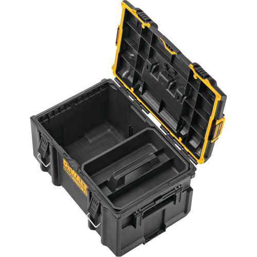 Grande boîte &agrave; outils ToughSystem 2.0, 21-3/4" x 14-3/4" x 12-3/8", Noir Equipex