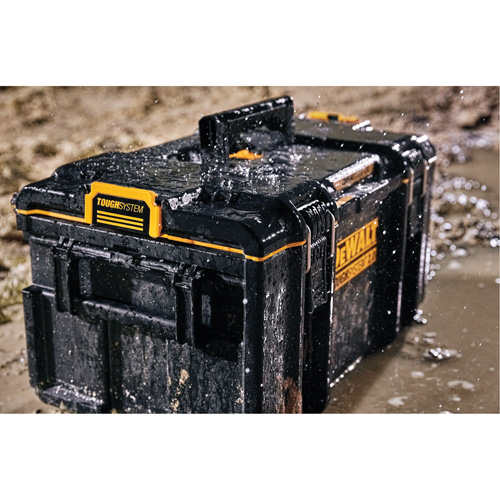 Grande boîte &agrave; outils ToughSystem 2.0, 21-3/4" x 14-3/4" x 12-3/8", Noir Equipex