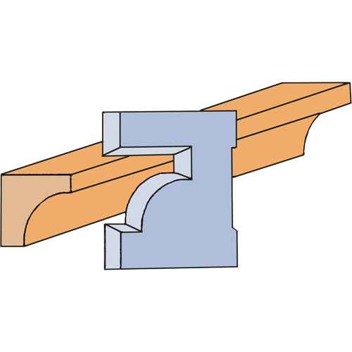 Jeu de couteaux pour moulage en forme d'anse Equipex