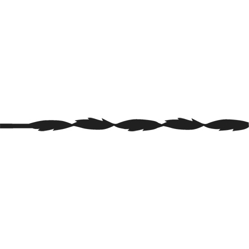 12 lames en spirale pour scie &agrave; chantourner, Coupe spirale, 0,028" la x 5" lo, 44 dents par pouce Equipex